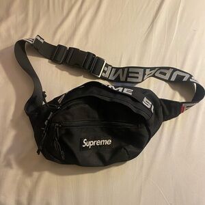 Supreme Black Waist Bag